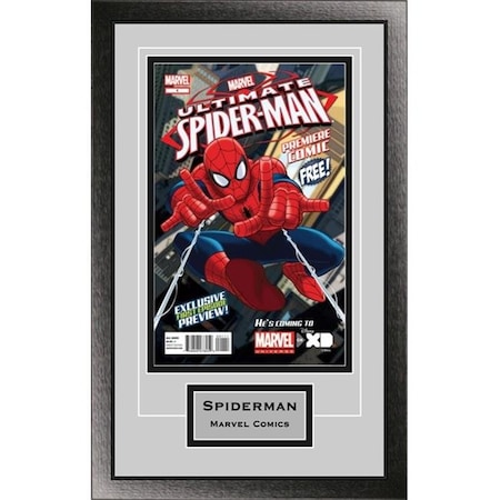 Perfect Cases Perfect Cases SCMCENG-CL Single Comic Book Frame with Engraving in Classic Moulding SCMCENG-CL
